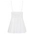 Obsessive 810-BAB-2 - Babydoll in pizzo con perizoma (bianco)