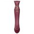 ZALO Queen - Vibratore G-spot e clitoride a onde pulsanti (rosso)