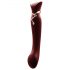 ZALO Queen - Vibratore G-spot e clitoride a onde pulsanti (rosso)