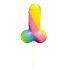 Lecca-Lecca Arcobaleno a Forma di Pene - Multicolore e Fruttato (85g) 