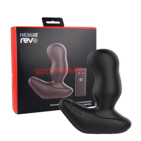 Nexus Revo Extreme - vibratore prostatico rotante e ricaricabile con telecomando senza fili (nero)