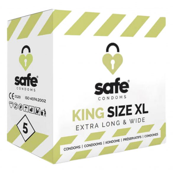 Preservativi SAFE King Size XL - extra large (5 pezzi) 