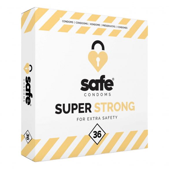 Preservativi SAFE Super Forti - extra resistente (36 pezzi) 