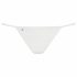 Tanga Luiza con Ricamo a Tulipano (Bianco)  - L/XL