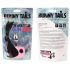 FEELZTOYS Bunny Tails - plug anale in metallo con coda di coniglio (argento-rosa)