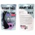 FEELZTOYS Bunny Tails - dildo anale in metallo con coda di coniglio (argento-viola)