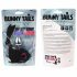 FEELZTOYS Bunny Tails - dildo anale in metallo con coda di coniglio (argento-nero)