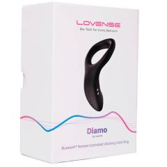   LOVENSE Diamo - Anello vibrante per pene ricaricabile e intelligente (nero)