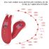 Magic Motion Umi - vibratore strap-on intelligente ricaricabile (rosso)