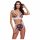 Set Intimo Baci in Pizzo Floreale con Reggiseno e Slip a Vita Alta  - M/L