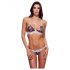 Baci - set reggiseno floreale in pizzo