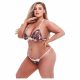 Set Reggiseno in Pizzo Floreale Taglie Forti Baci 