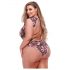 Baci Plus Size - Body floreale in pizzo