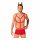 Costume di Renna Seducente per Uomo Obsessive Mr Reindy - Set di 3 Pezzi Colore Rosso 