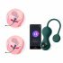 Set di Sfere di Kegel Intelligente Magic Motion Crystal Duo - verde - (2 pezzi) 