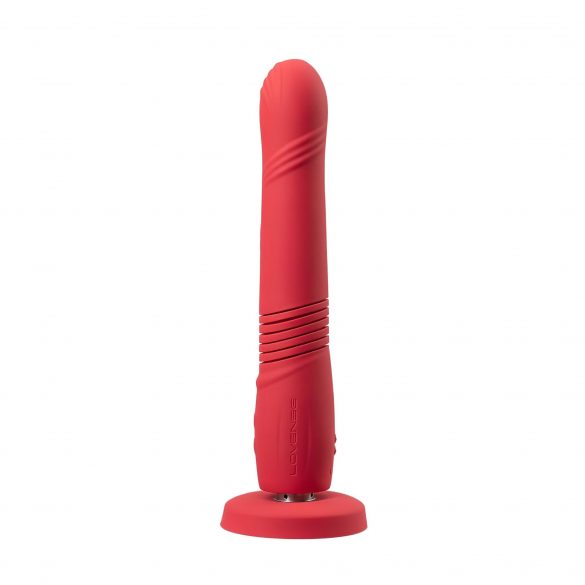 LOVENSE Gravity - Vibratore Ricaricabile con Ventosa e Movimento Thrusting (Rosso) 