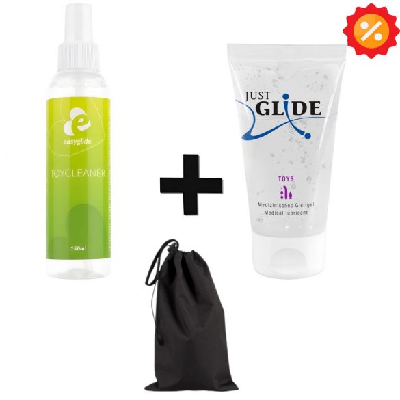 Set Sensuale (borsa, disinfettante, lubrificante)